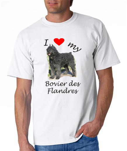 Dogs - Bovier des Flandres Picture on a Mens Shirt